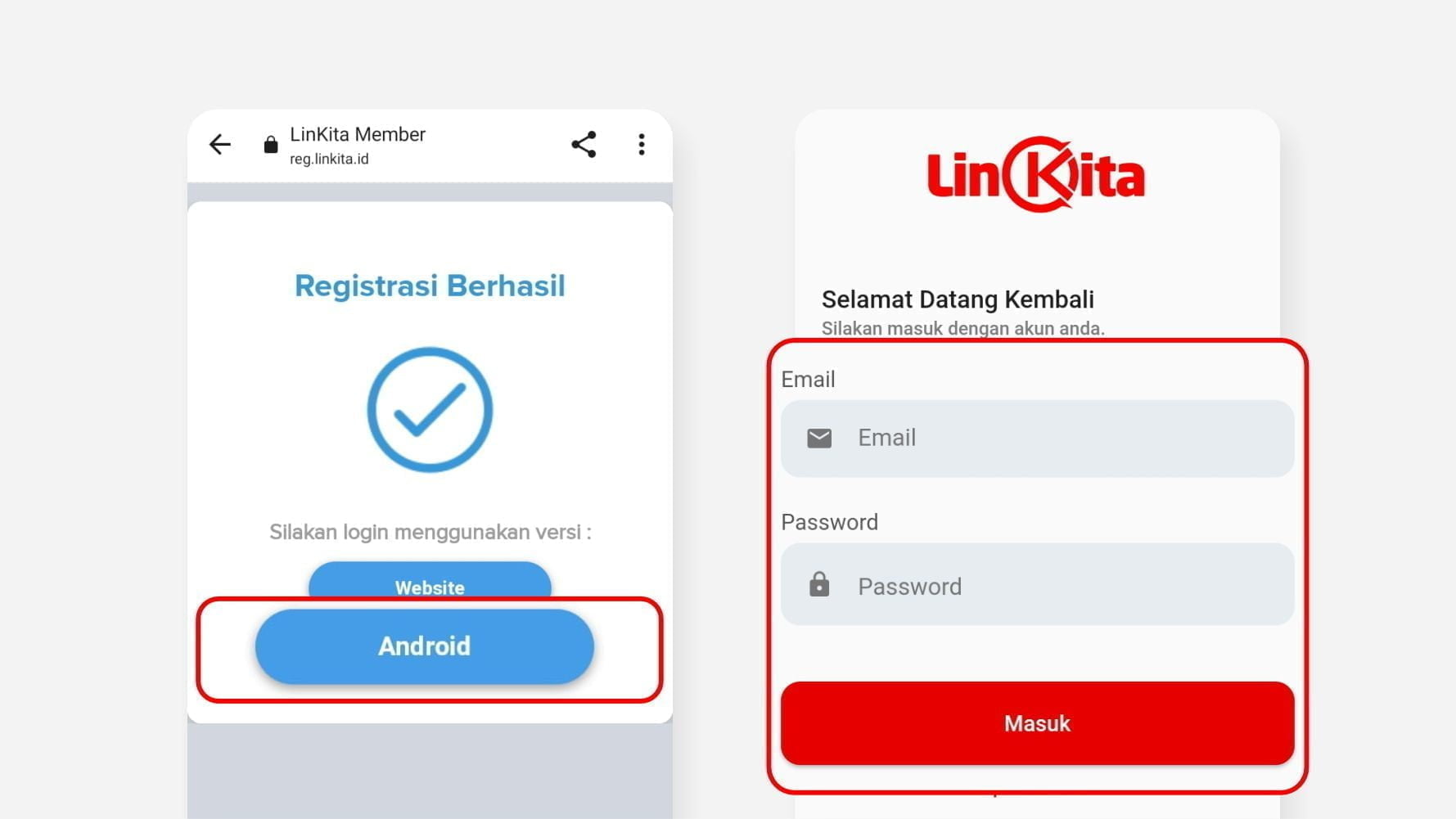 Login linkita